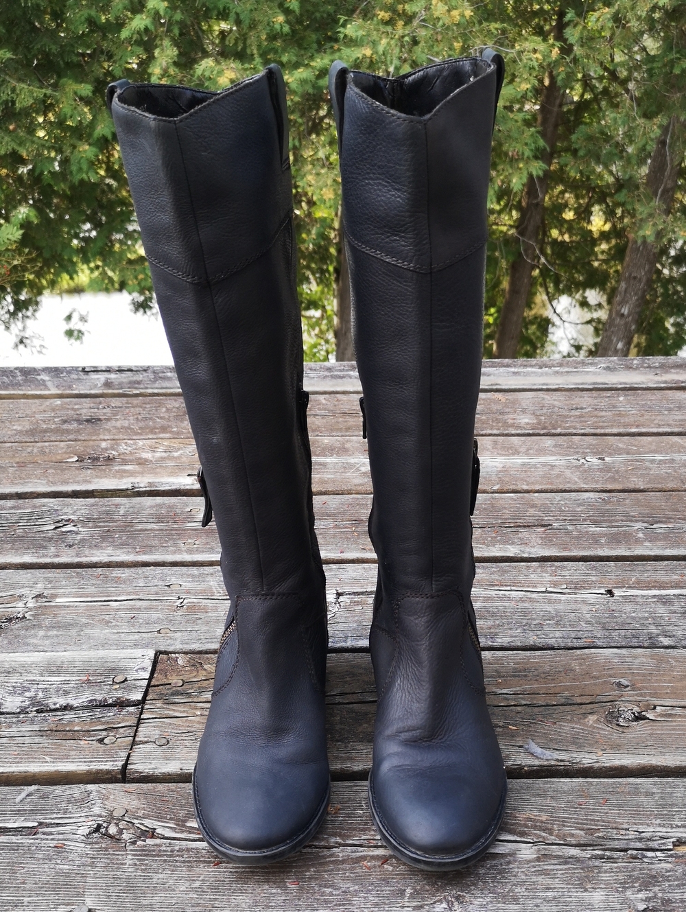 Naturalizer tall leather boots - Picture 3 of 15